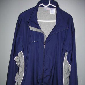 Men's navy & gray JACKET by REEBOK, Size XL